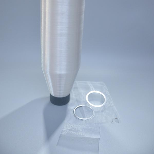 0.14mm Invisible Polyamide Monoembroidery Thread red color Mono Yarn