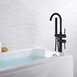 Quality Anti Oxidation Black Brushed Stainless Steel Shower Faucets Lead Free for sale