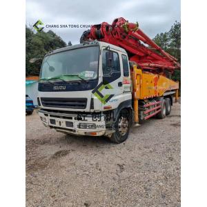 China 49 Meter Used Concrete Pump Truck 8x4 3 Axis on sale