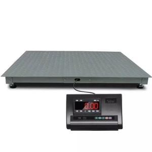China Electronic Digital 3 Ton Platform Weighing Scale Floor Scale Stainless Steel on sale