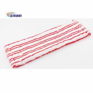 Quality 5X18 Dry Cleaning Mop Red Stripe Dry Mop Replacement Head for sale