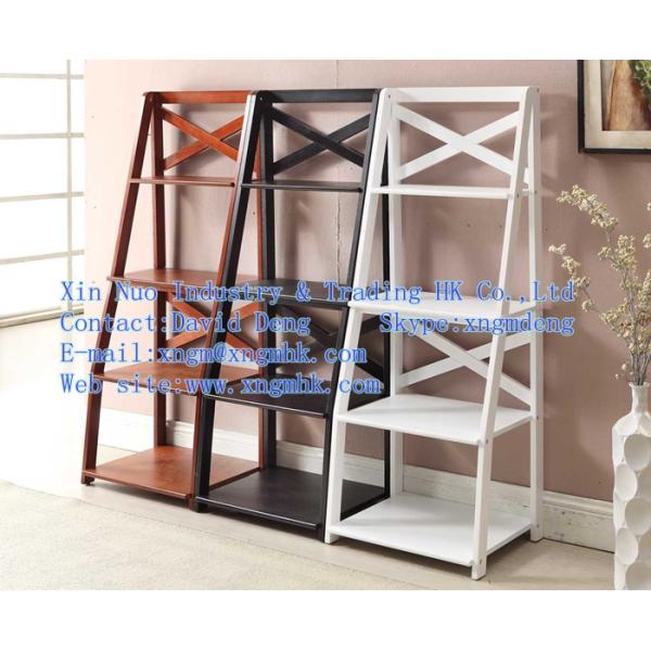 Living room furniture, wooden bookcases, study furniture, shelving, flower racks