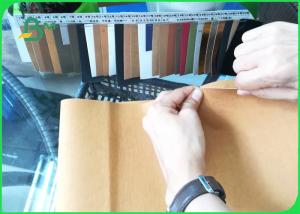 Quality Natural Fibric 0.5mm Environmental Washable kraft paper For handbag for sale