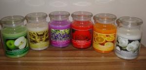 Quality Decor candle 9x11cm popular large scented large glass jar candle with fragrance essential oil for sale