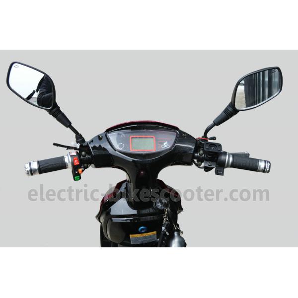 Red 16" Pedal Assisted Electric Scooter 500W 48V Hydraulic Disc Brakes power assisted bicycle Canadian standard