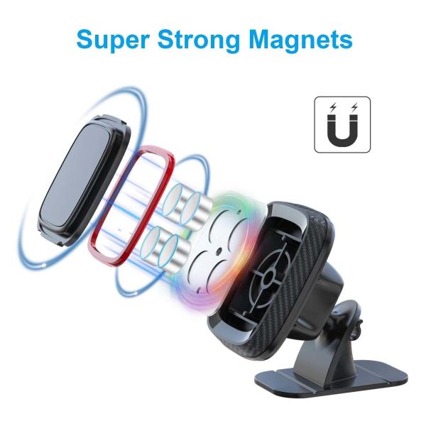 Dashboard VHB Adhesive N50 Magnetic Mobile Phone Holder For Car