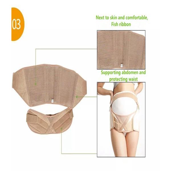 Pregnant Waist Support Band , Breathable Soft Maternity Back Brace Abdominal Belt