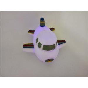 Quality Eco-friendly Plastic Soft PVC 3D Air plane toys with LED light for sale