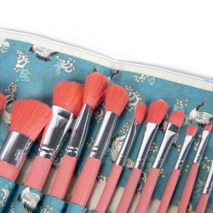 Quality 13piece Pink Super Soft Hair Face Makeup Brush Set Eye Lash Brushes for sale