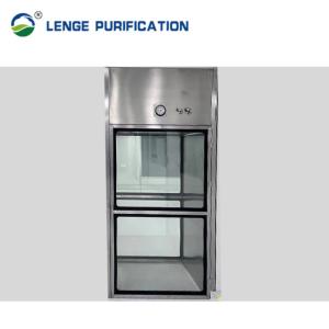 China 800x800x1800 Floor Type SS 304 Cleanroom Static Pass Box Without Bottom on sale