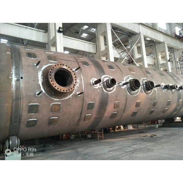 High Pressure Stainless Steel Chemical Storage Tanks Horizontal Industrial