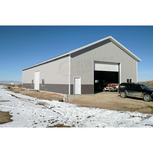 Decoiling Processing Service For Heavy Steel Structure Car Barn Hangar Garage Carport