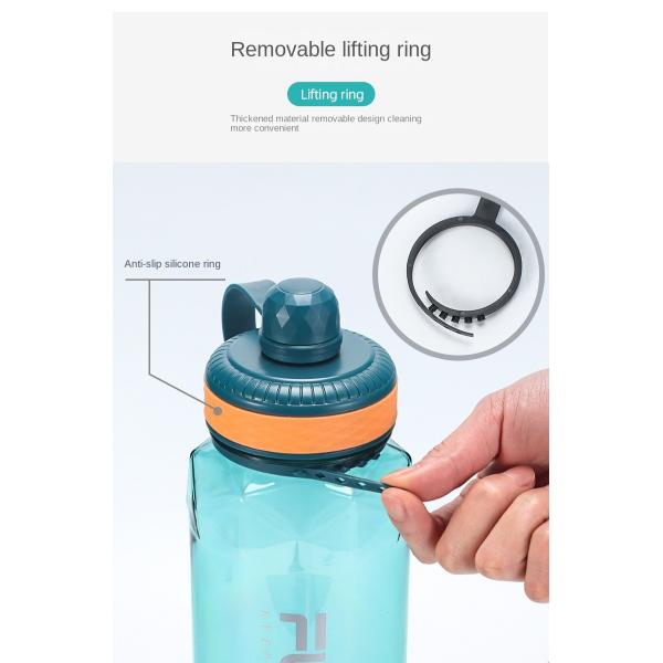 Food Grade No Odor 800ml/1000ml/1400ml/2000ml Water Bottle Bpa Free Plastic Water Bottles High Temperature Resistance Customized Acceptable