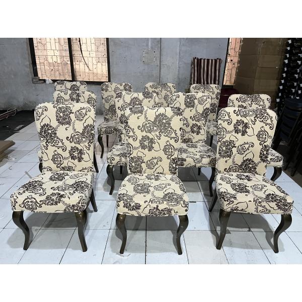 Comfortable Dining Chairs High Density Cutting Foam WDP002