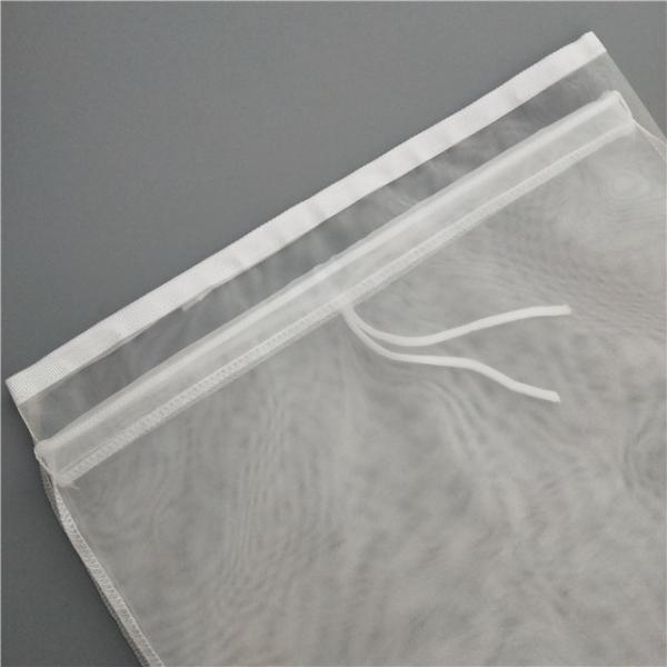 Buy Food Grade 25 Micron Nylon Filter Bag For Liquid Filtration Sewn Technology at wholesale prices