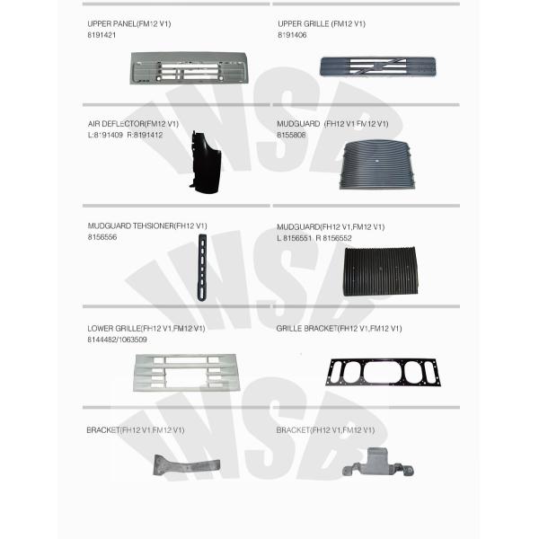 20535537 20535535 Front Mudguard Bracket for Truck Parts European Truck Body Parts