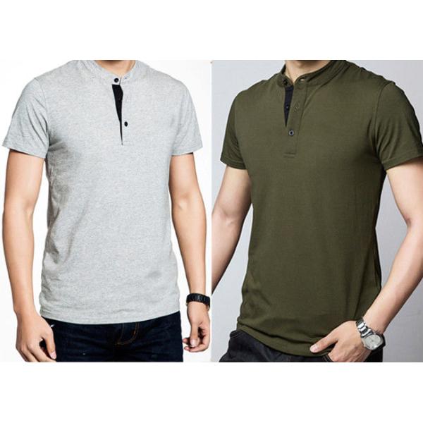 Knitted Custom Polo Shirt 100% Cotton Polo Shirts 200gsm Fabric Weight for Men