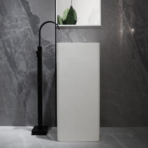 China Indoor Freestanding Bathroom Basin  Stand Alone Bathroom Vanity on sale