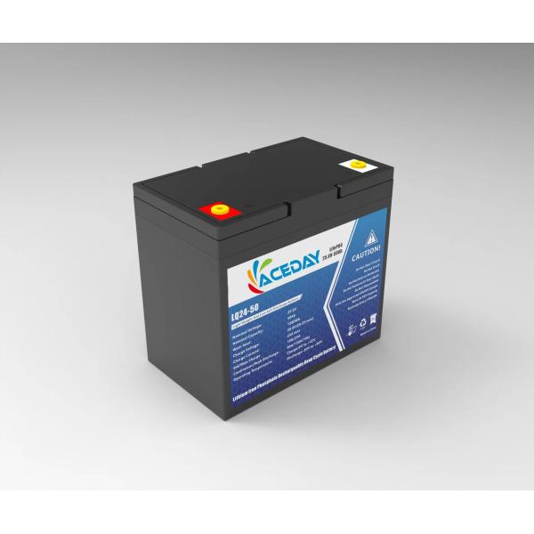 24v 50ah Lifepo4 Rechargeable Battery Pack ACEday