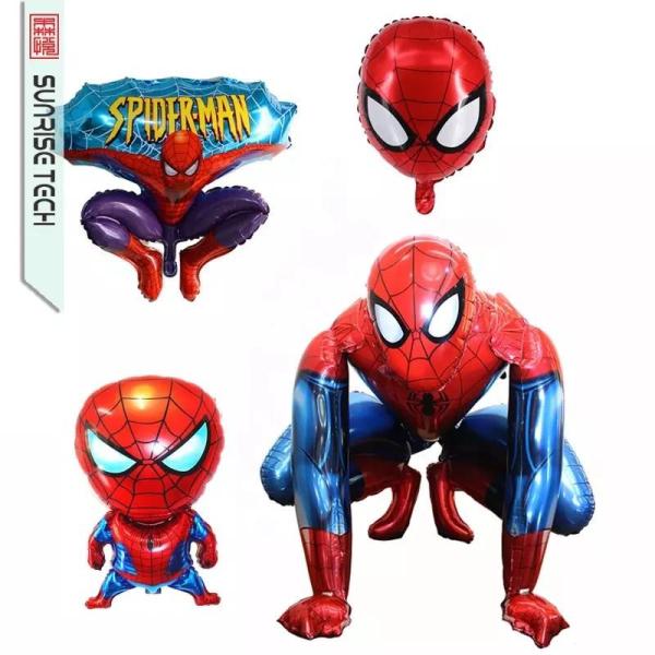 Cartoon Spiderman Inflatable Helium Toy Foil Balloon