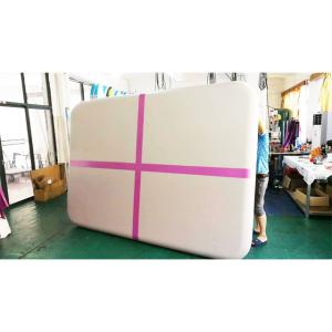Quality 10ml Light Blue Inflatable Air Gymnastics Mats For P for sale