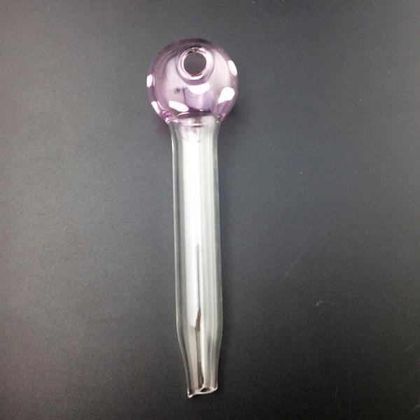 Hand Blown Technology Smoking Glass Water Pipe For Daily Use 4.7 Inches