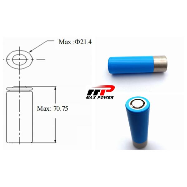 21700 5000mAh Lithium Ion Rechargeable Batteries 3C Discharge Power Cell