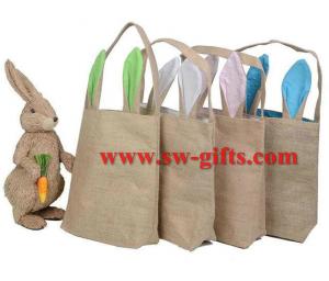 China Easter eggs baskets jute bags cute gifts bunny mascot the easter bunny cotton bag decorations toys dinosaur easter egg on sale