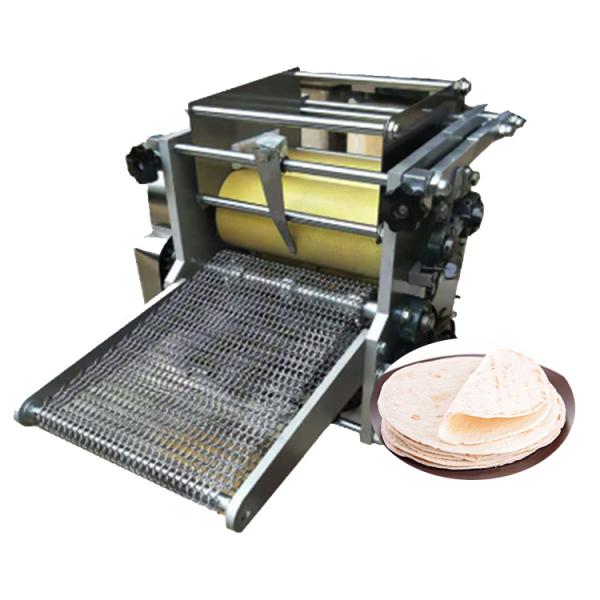 Hot sale flat roti chapati roasted duck pancake making machine tortilla arabic bread maker hydraulic dough press machine price