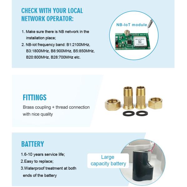 Long Distance Rural Wireless Remote Smart Water Meter Iot