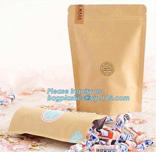 Bread Art Packing Kraft Paper Bag,Food Grade disposable Paper Bag With Logo Print,Beautiful printing Food grade package