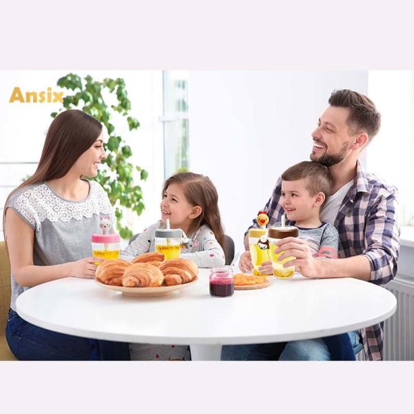 430ml Shaker BPA Free kids personalised drink bottle With Straw