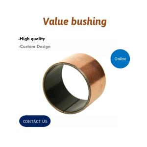 Tribology Solution Fiber Reinforced Composite Sleeve Bearing / Valve Bush