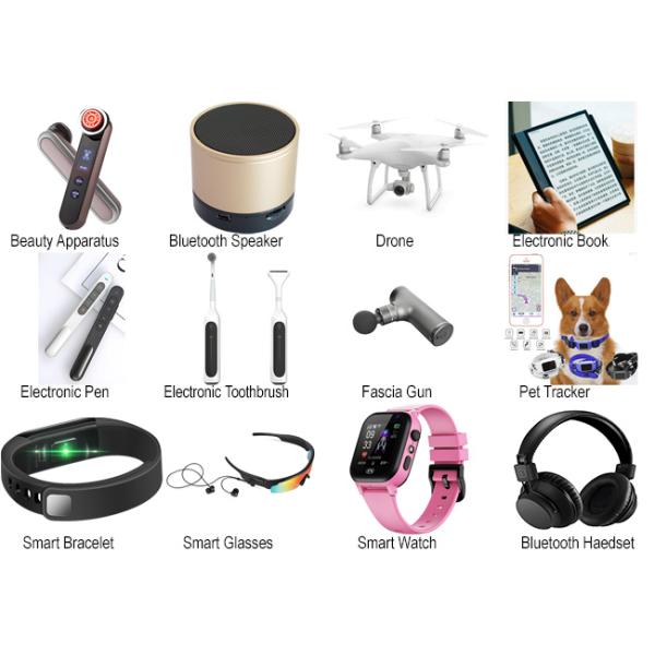 3.7V 850mAh Rechargeable LiPo Battery 414464 Pouch Battery For Table Lamp