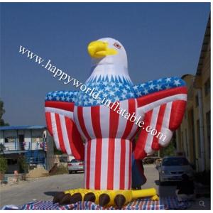 Quality Giant inflatable eagle, with American flag theme for sale