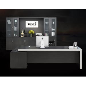 Quality Black Commercial Office Furniture , Office Desk Furniture Multi Functional Modular for sale