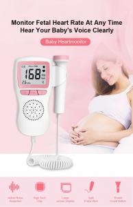 China Portable Doppler Monitor Fetal Doppler Machine Baby Heartbeat Monitor For Pregnant Women on sale
