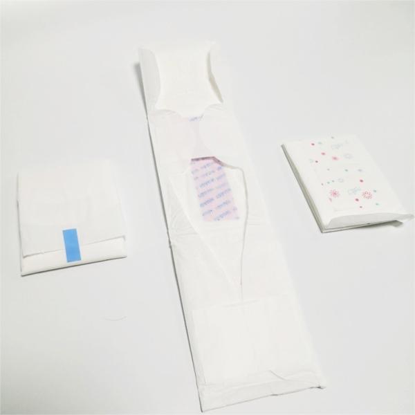 Organic Cotton Lady Anion Female Sanitary Napkin PE Film