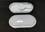 LED Round Oval Bulkhead Light With Built In Microwave Sensor 12W 18W IP65