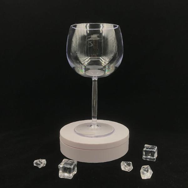 Clear Reusable Plastic Wine Glasses Cocktail Plastic Gin Balloon Home Picnics BBQ