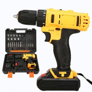 Quality 36V Household Power Drill Drivers , Cordless Drill Driver Set 24 Pcs For Wood Metal for sale