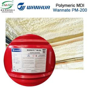 Quality Polymeric MDI Wanhua Wannate PM-200 As Polyurethane Foam for sale