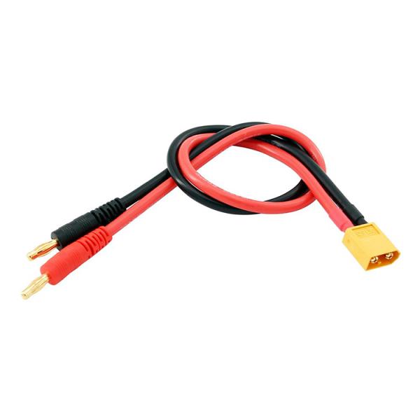 14AWG XT60 Male Plug to 4mm Banana Connector Cable for RC Lipo Battery Charge FPV Drone