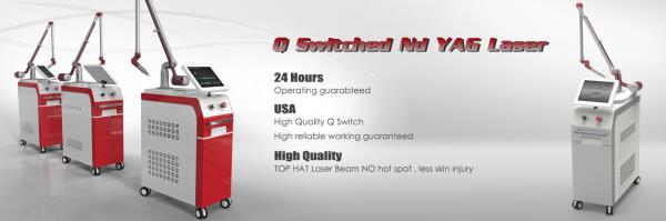Vertical Professional Clinic Use 1064nm Q Switched Nd Yag Laser Tattoo Removal Machine