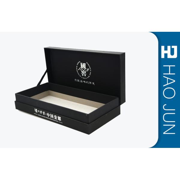 Promotional Black Wine Glass Gift Box With Lids Luxury Packaging Boxes