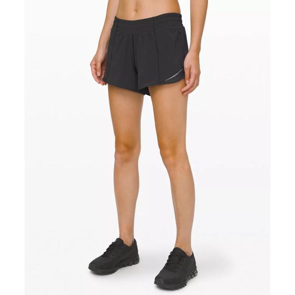 Workout Elastic Waist Running Shorts , Polyester Jogging Shorts For Women