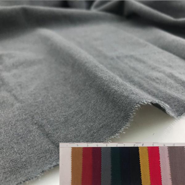 grey 160g 100 Cotton Poplin Woven Fabric 56 inch Brushed Shirt Material