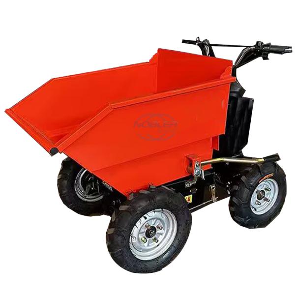 4 Speed 48V 20ah electric mini dump truck Load Capacity Of 300 Kg