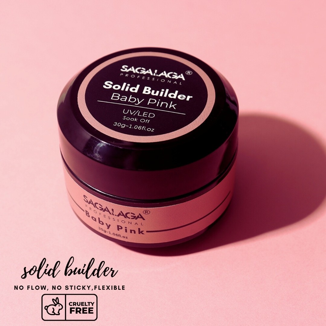 Professional Hard Gel Uv Led Nail Solid Builder Clear Soak Off Gel Nail