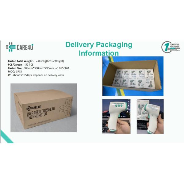 Fever Alert Buzzer 30DB Digital Thermometer Laser Gun